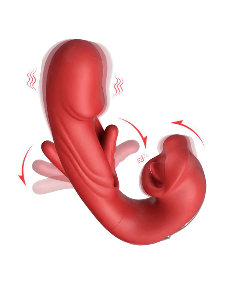 PARADISE — Vibromasseur avec Stimulateur de Clitoris | Coeur Ardent