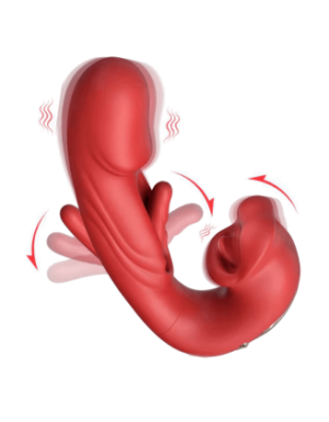 PARADISE — Vibromasseur avec Stimulateur de Clitoris | Coeur Ardent
