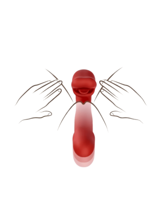 PARADISE — Vibromasseur avec Stimulateur de Clitoris | Coeur Ardent