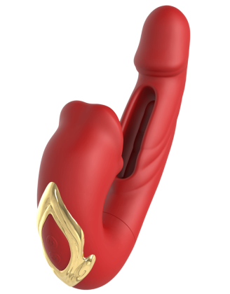 PARADISE — Vibromasseur avec Stimulateur de Clitoris | Coeur Ardent