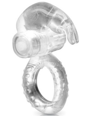Cockring vibrant avec stimulation du clitoris