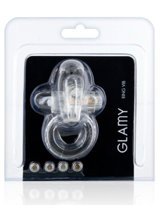 Cockring vibrant avec stimulation du clitoris