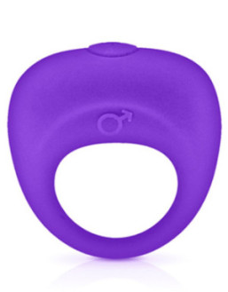 Anneau de pénis vibrant violet