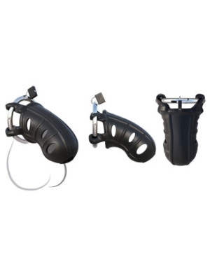 Cage de chasteté en silicone pour pénis C-Ringz