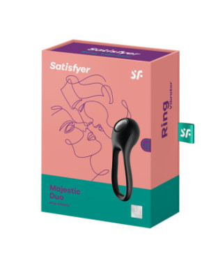 Cockring vibrant USB Majestic Duo Satisfyer