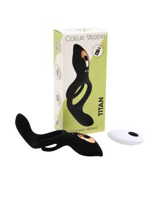TITAN – Cockring Vibrant Télécommandé