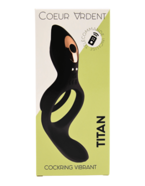 TITAN – Cockring Vibrant Télécommandé