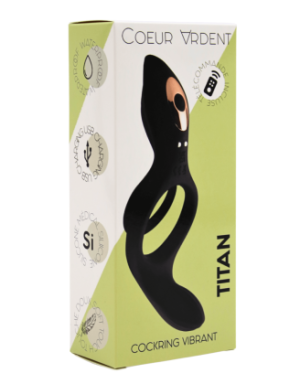 TITAN – Cockring Vibrant Télécommandé