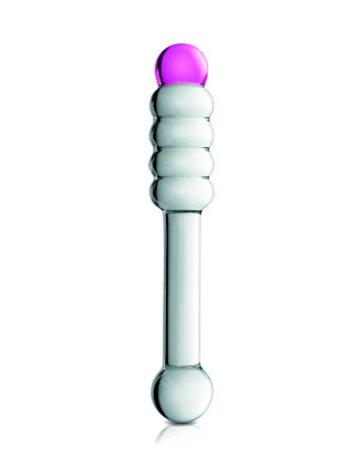 Gode en verre bicolor  n°11 Glossy