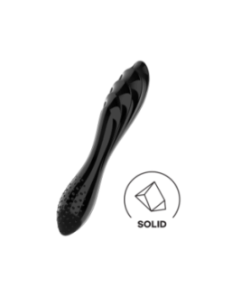 Gode en verre noir haute qualité Dazzling Crystal 1 Satisfyer