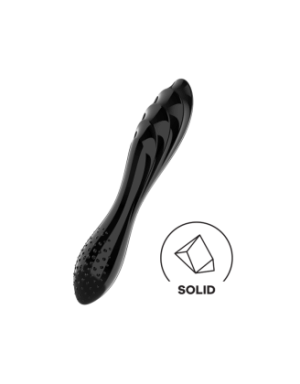 Gode en verre noir haute qualité Dazzling Crystal 1 Satisfyer