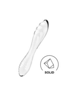 Gode en verre transparent haute qualité Dazzling Crystal 1 Satisfyer