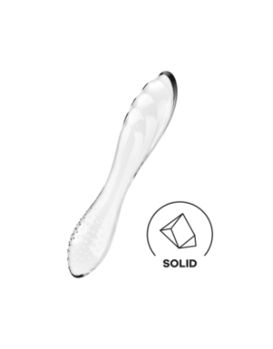 Gode en verre transparent haute qualité Dazzling Crystal 1 Satisfyer