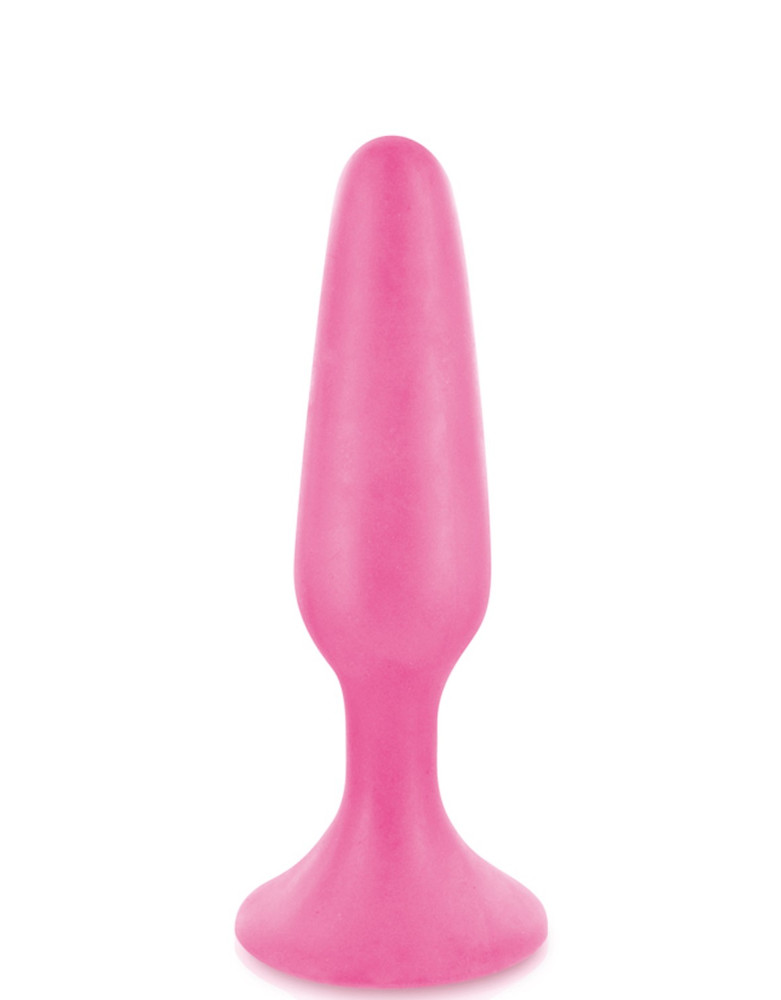 Plug anal ventouse rose court base large