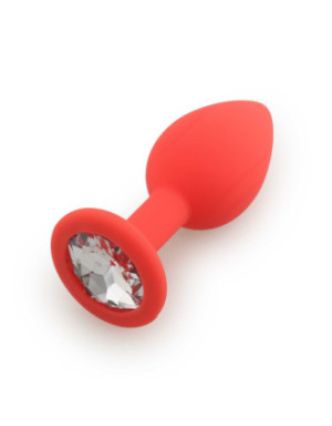 Plug rouge bijou cristal Medium CHERRY