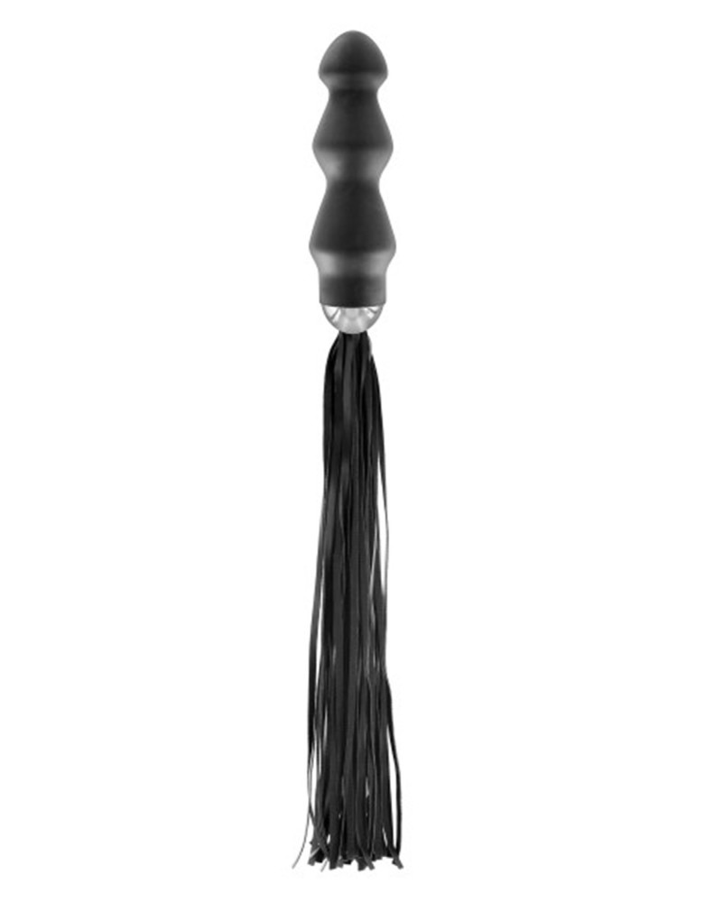 Martinet avec manche plug anal noir Fetish Tentation