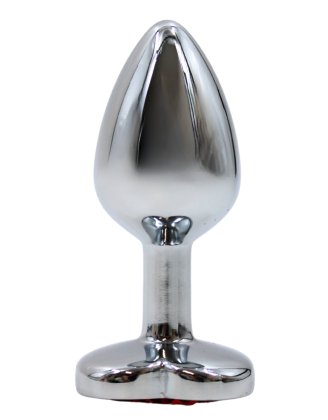 Plug bijou coeur en aluminium bijou rouge Small LOVELY