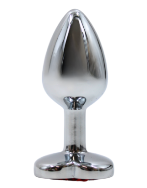Plug bijou coeur en aluminium bijou rouge Small LOVELY