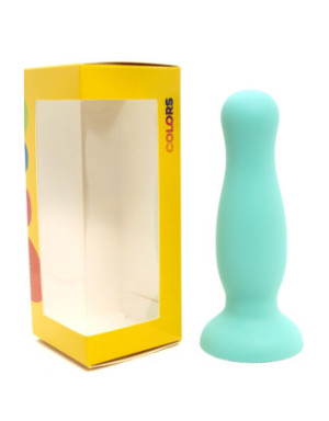 Plug anal ventouse vert pastel taille M