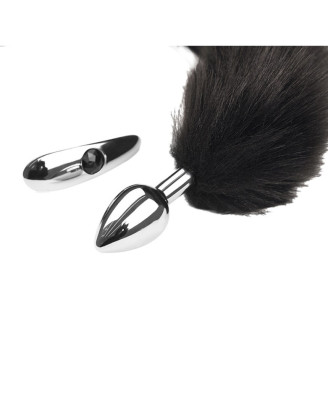 Plug interchangeable aluminium avec queue noire souple