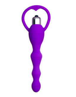 Chapelet anal violet vibrant