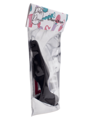 Plug Anal Noir en Silicone M avec Ventouse Taille M 11,3 cm Pocket Pleasure + 1 dosette de lubrifiant