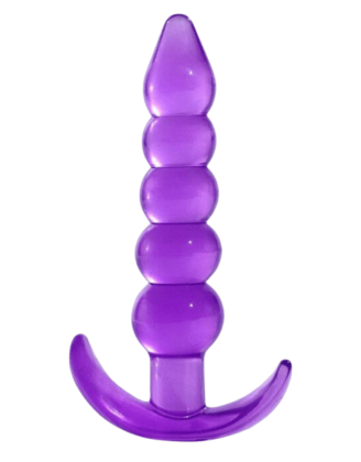 Plug Anal Jelly 5 Boules Pocket Pleasure + 1 dosette lubrifiant