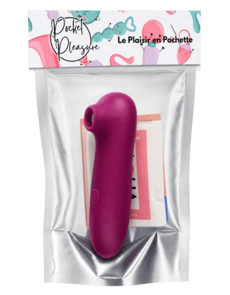 Stimulateur Clitoridien Sans Contact Violet + 1 dosette de lubrifiant — Pocket Pleasure