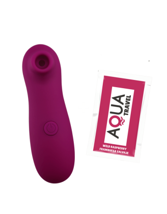 Stimulateur Clitoridien Sans Contact Violet + 1 dosette de lubrifiant — Pocket Pleasure