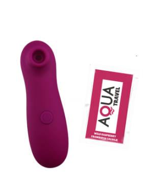 Stimulateur Clitoridien Sans Contact Violet + 1 dosette de lubrifiant — Pocket Pleasure