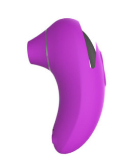 Vibromasseur clitoridien par embout de vibrations sur membrane violet USB
