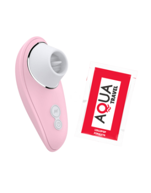 Stimulateur Clitoridien à Langue Rose + 1 dosette de lubrifiant — Pocket Pleasure