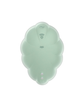Stimulateur clitoridien par onde de pression sans contact et par vibration USB vert menthe, Cloud Dancer Satisfyer