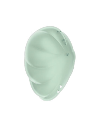 Stimulateur clitoridien par onde de pression sans contact et par vibration USB vert menthe, Cloud Dancer Satisfyer