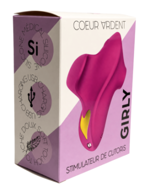GIRLY – Stimulateur de Clitoris à Ondes de Succion | Coeur Ardent