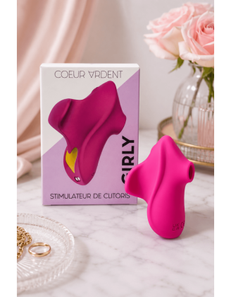 GIRLY – Stimulateur de Clitoris à Ondes de Succion | Coeur Ardent