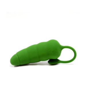 PIMENTO, Un Œuf vibrant avec télécommande, couleur et forme "Piment" en silicone médical