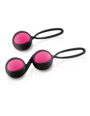 Set de boules de Geisha noires roses à billes amovibles