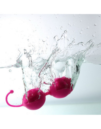 Boules de Geisha Rose silicone