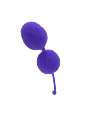 Boules de Geisha violet silicone