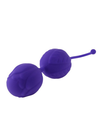 Boules de Geisha violet silicone