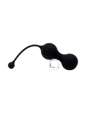 MINA Noir, Boules de Geisha en silicone médical USB avec télécommande