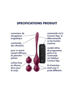 Boules de geisha vibrantes Satisfyer Love Birds Vary