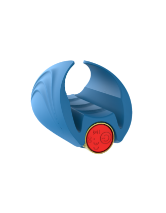 Masturbateur vibrant bleu en silicone, USB MILO