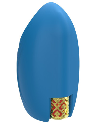 Masturbateur vibrant bleu en silicone, USB MILO