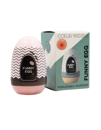 Gaine Masturbatrice Réutilisable FUNNY EGG – Design Réaliste Anus