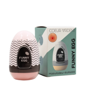 Gaine Masturbatrice Réutilisable FUNNY EGG – Design Réaliste Anus