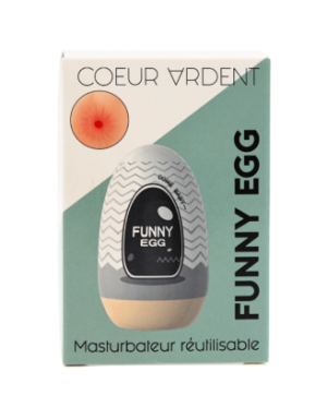 Gaine Masturbatrice Réutilisable FUNNY EGG – Design Réaliste Anus