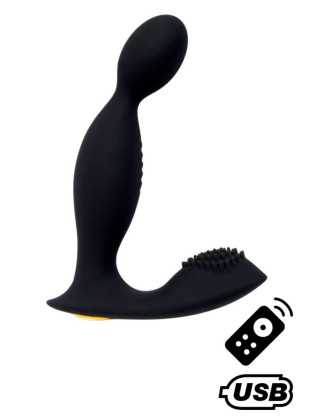 ELIOT, Stimulateur de prostate USB, avec télécommande, en silicone médical