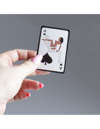 Mini jeu de 54 cartes Kamasutra